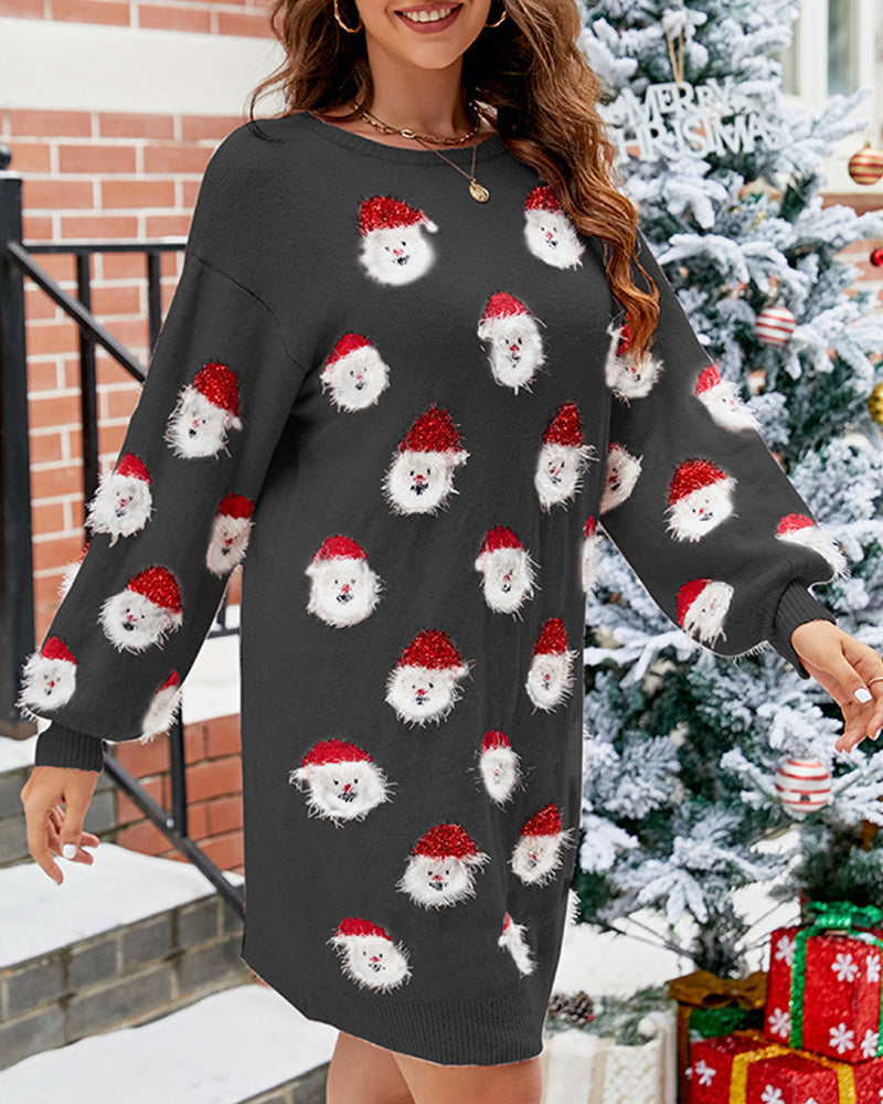 Drune | Sweatkleid - Damen Lange Ärmel Mehrfarben