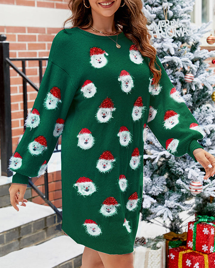 Drune | Sweatkleid - Damen Lange Ärmel Mehrfarben