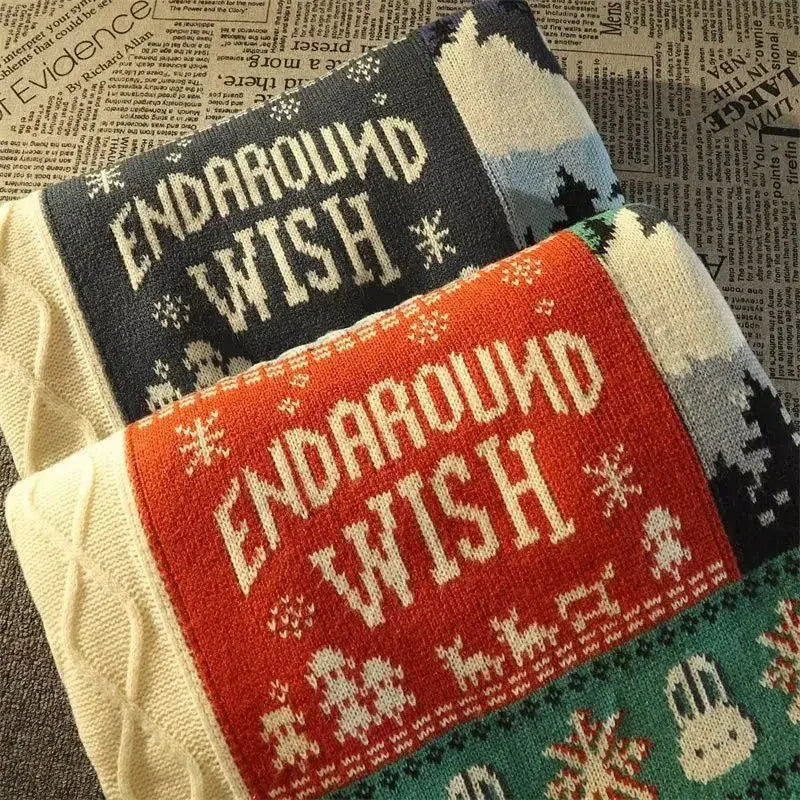 Drune | Festival Weihnachts-Pullover mit langen Ärmeln - warmer & stylischer Pullover für Männer und Frauen