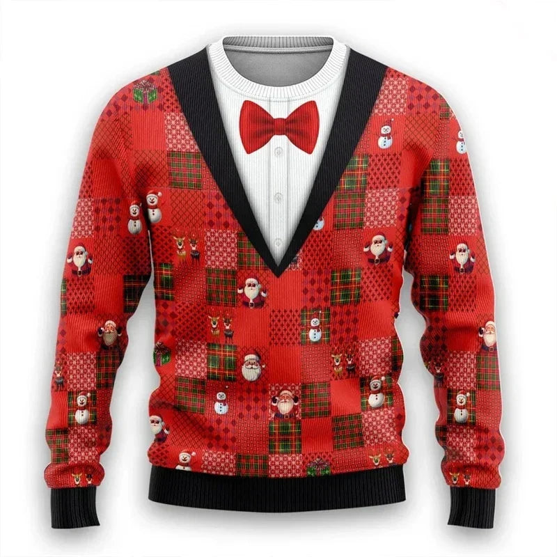 Drune | 3D Weihnachts Pullover - Warmer & Trendy Pullover für die Feiertage