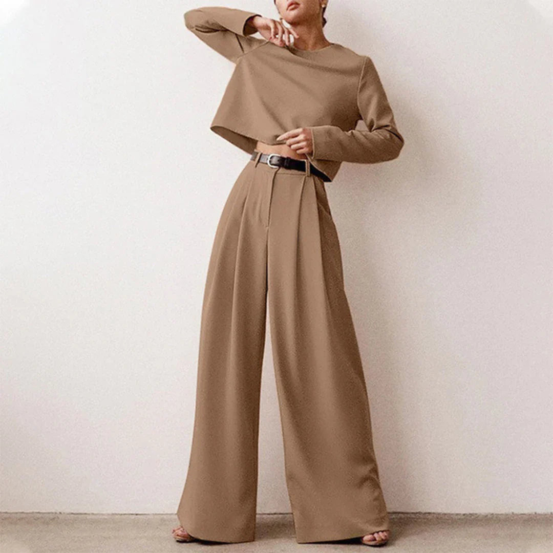 Drune | Elegante Zweiteilige Palazzo Set