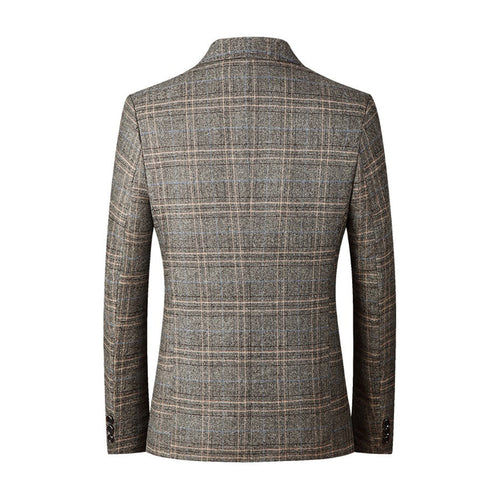 Drune | Blazer mit Karomuster - Eleganter Slim Fit Sakko für Business & Freizeit