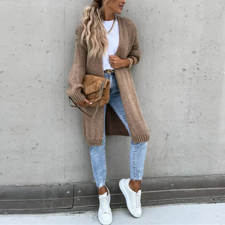 Drune | Eleganter Langer Cardigan für Damen
