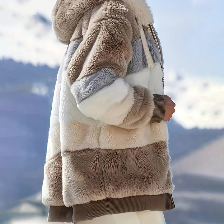 Drune | Winterfleecejacke mit Kapuze für Frauen