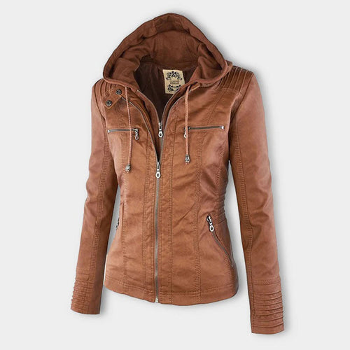 Drune | Elegante Lederjacke für Frauen