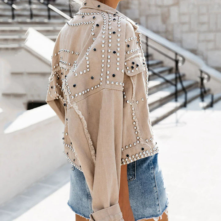Drune | Modische Jacke mit Nieten