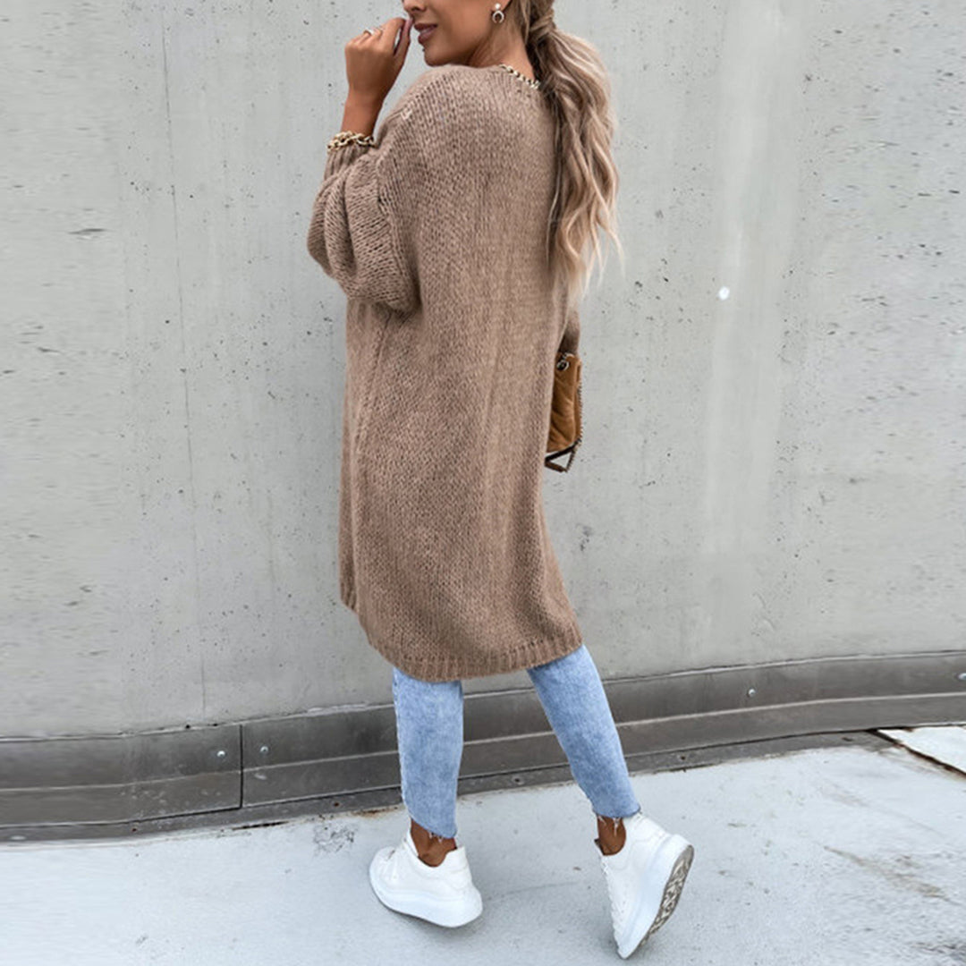 Zeitloses Langarm-Cardigan für Damen