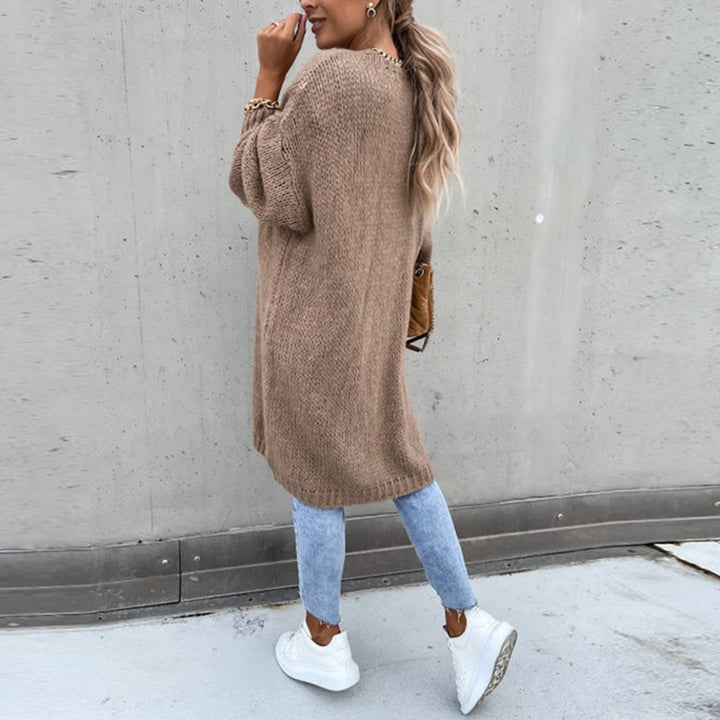 Zeitloses Langarm-Cardigan für Damen
