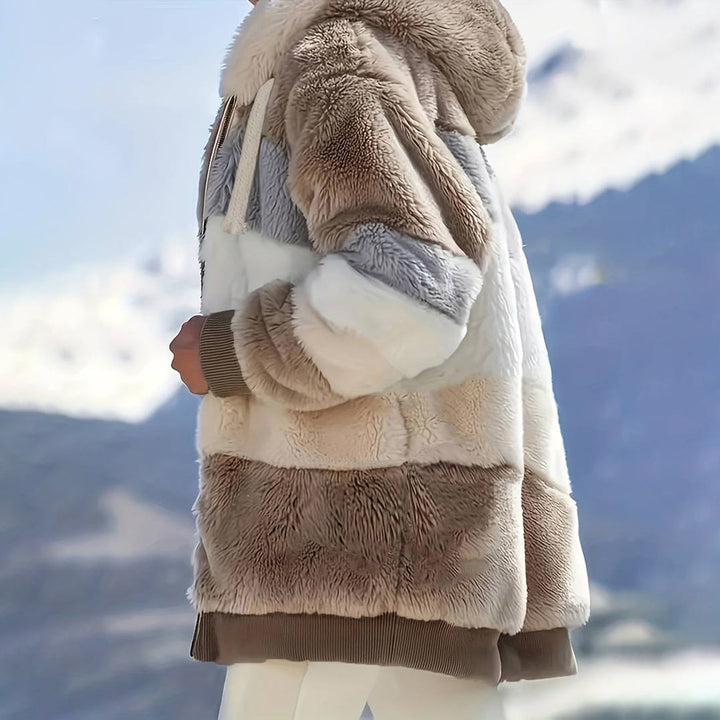 Drune | Fleecejacke mit Kapuze für Damen