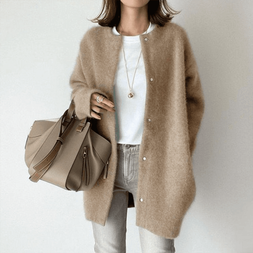 Drune | Damen-Cardigan Elegante Weiche Textur Perfekt für Alle Anlässe