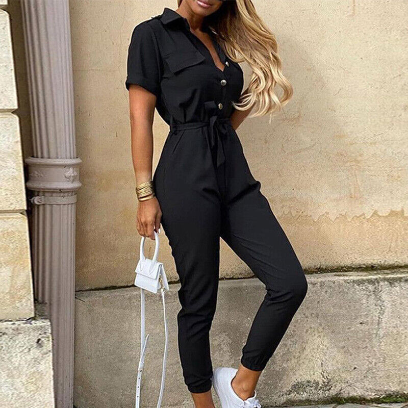 Drune | Jumpsuit mit Frisur Upgrade deine Sommergarderobe mit unserem stylischen Jumpsuit mit Frisur