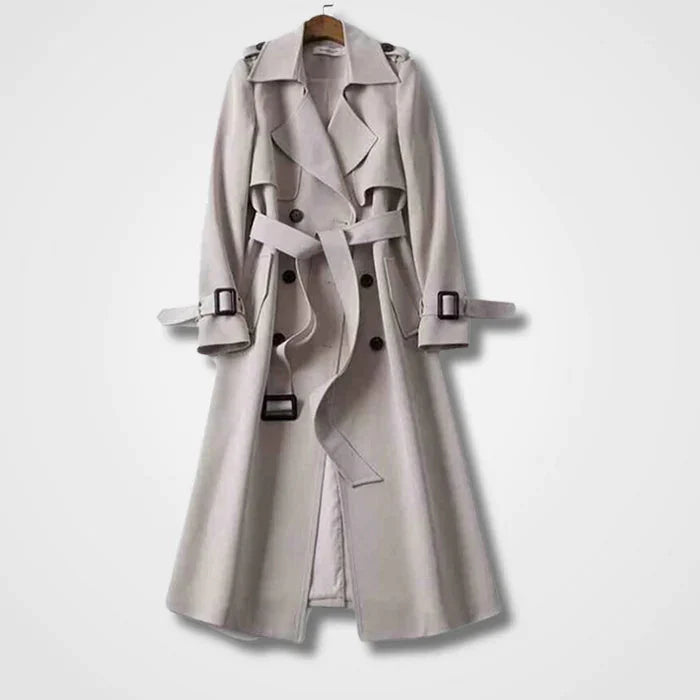 Drune | Langer eleganter Trenchcoat für Damen