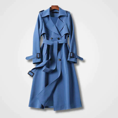 Drune | Langer eleganter Trenchcoat für Damen