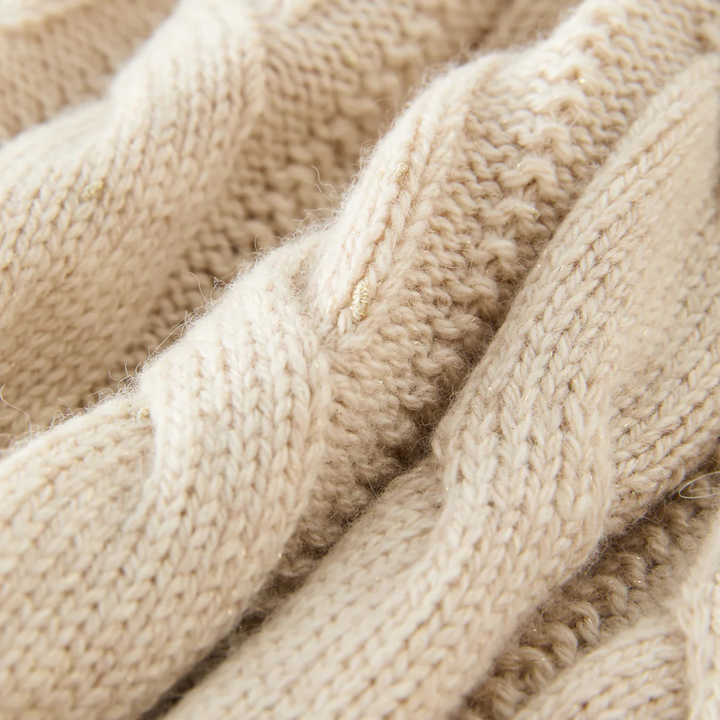 Drune | Klassische Strickjacke Damen mit Kabelmuster