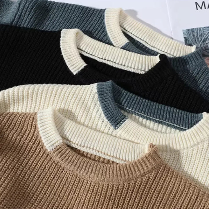 Drune | Crewneck Pullover aus weichem Strick