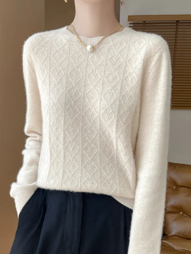 Drune | Klassischer Merino-Wollpullover für Frauen