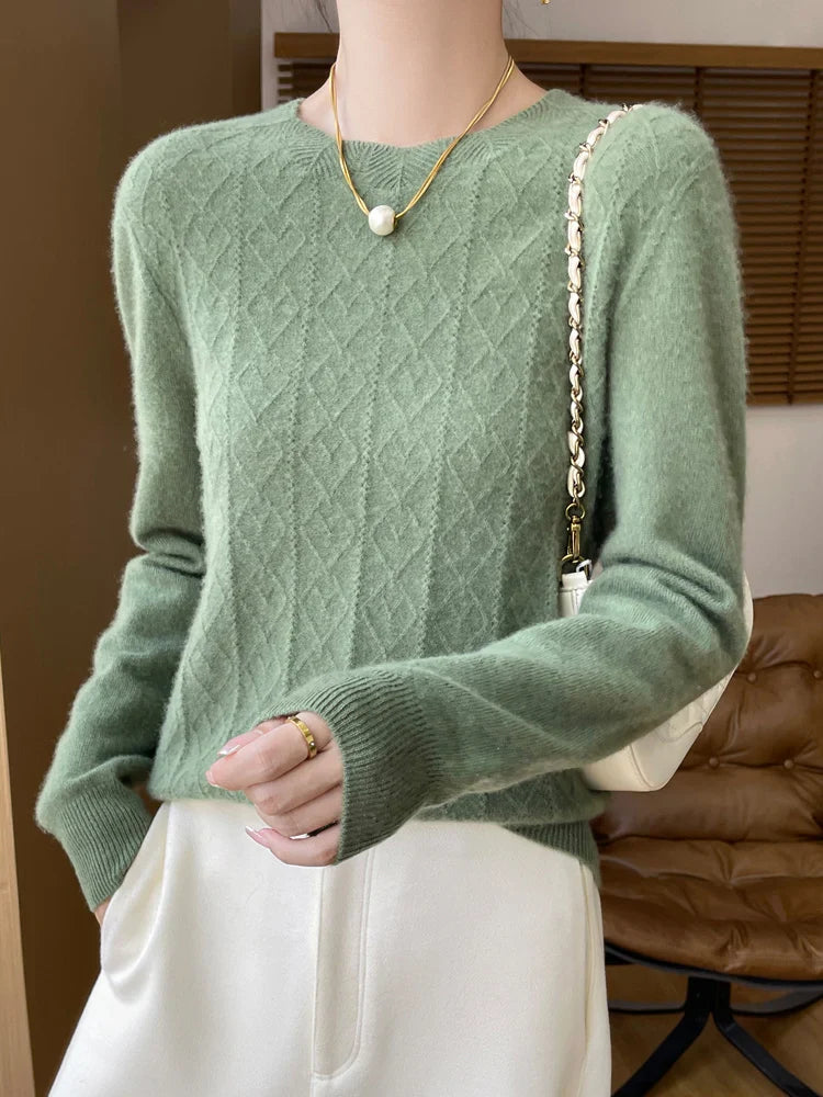 Drune | Klassischer Merino-Wollpullover für Frauen