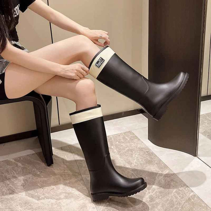 Drune | Hohe Regenstiefel - Leichtgewichtige wasserdichte Gummisohle mit rutschfester Sohle