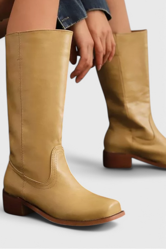 Drune | Damenstiefel - Stilvolle Stiefel mit Blockabsatz
