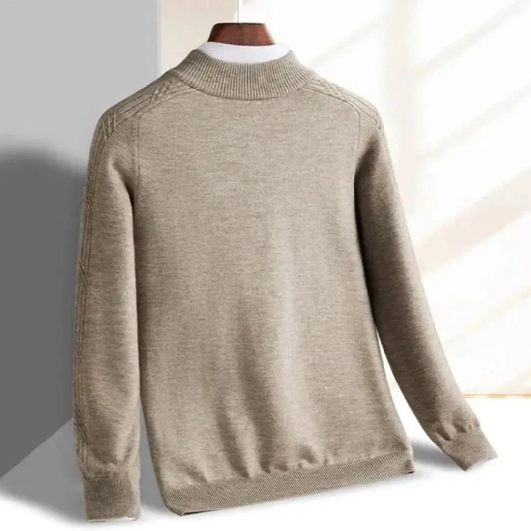 Drune | Strickpullover für Männer - Gerippte Struktur, Leicht - Reguläre Passform