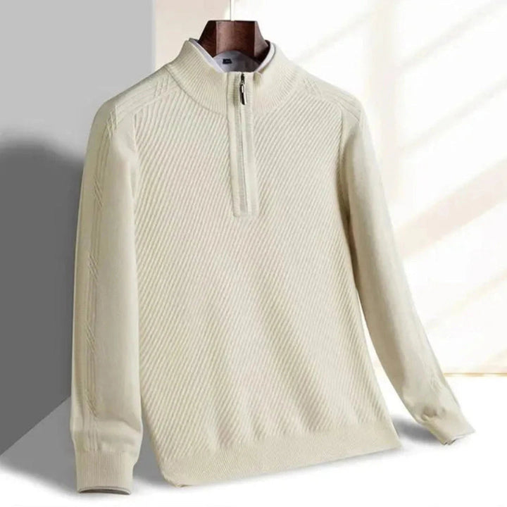 Drune | Strickpullover für Männer - Gerippte Struktur, Leicht - Reguläre Passform