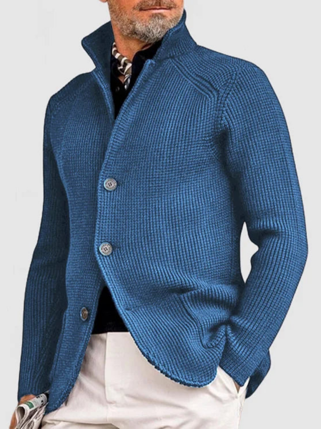 Drune | Strickjacke für Männer - Hüftlänge