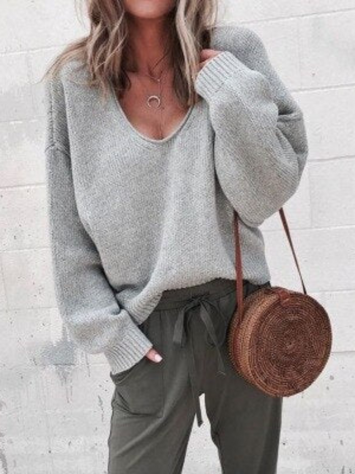 Drune | Strickpullover für Frauen - Figurschmeichelnde Passform
