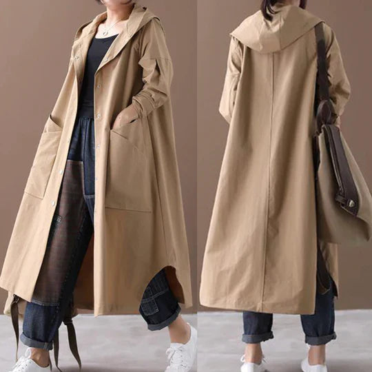 Drune | Warmer Langer Mantel für Herbst und Winter