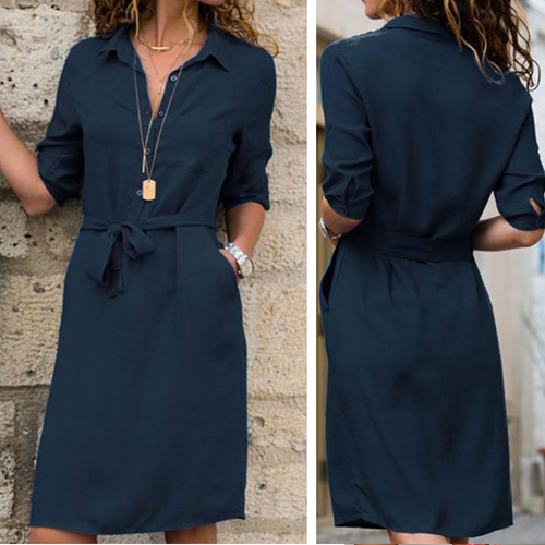 Drune | tailliertes stilvolles Kleid