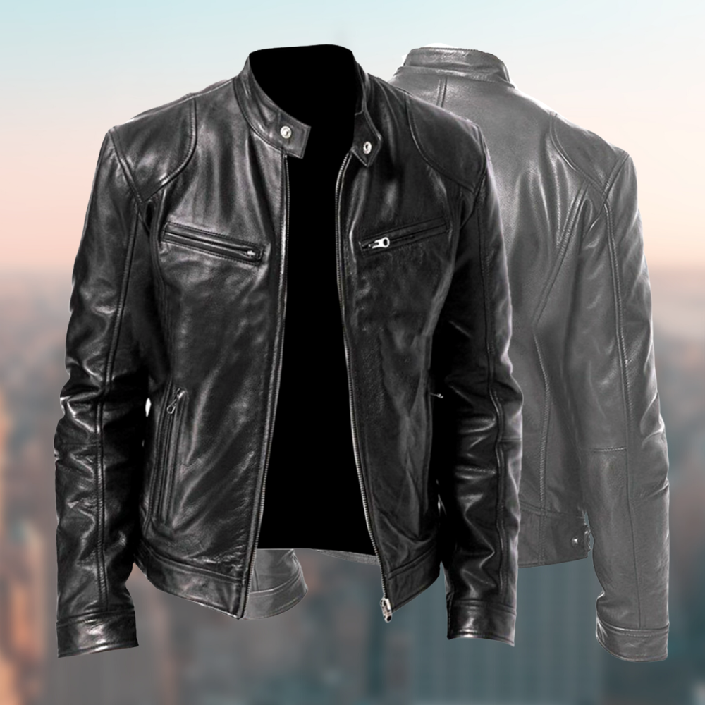 Drune | Wasserabweisende Lederjacke für Männer