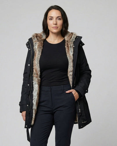 Damen Gefütterte Winterjacke mit elegantem Design & Wärmender Fütterung | Drune
