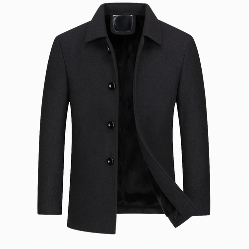 Drune | Trenchcoat Einreiher Tailliert Wintertrenchcoat