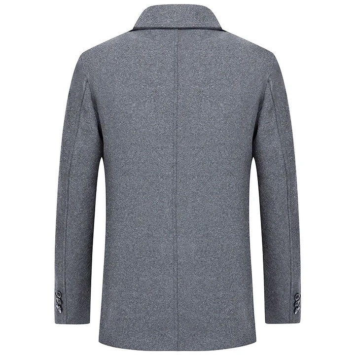 Drune | Trenchcoat Einreiher Tailliert Wintertrenchcoat