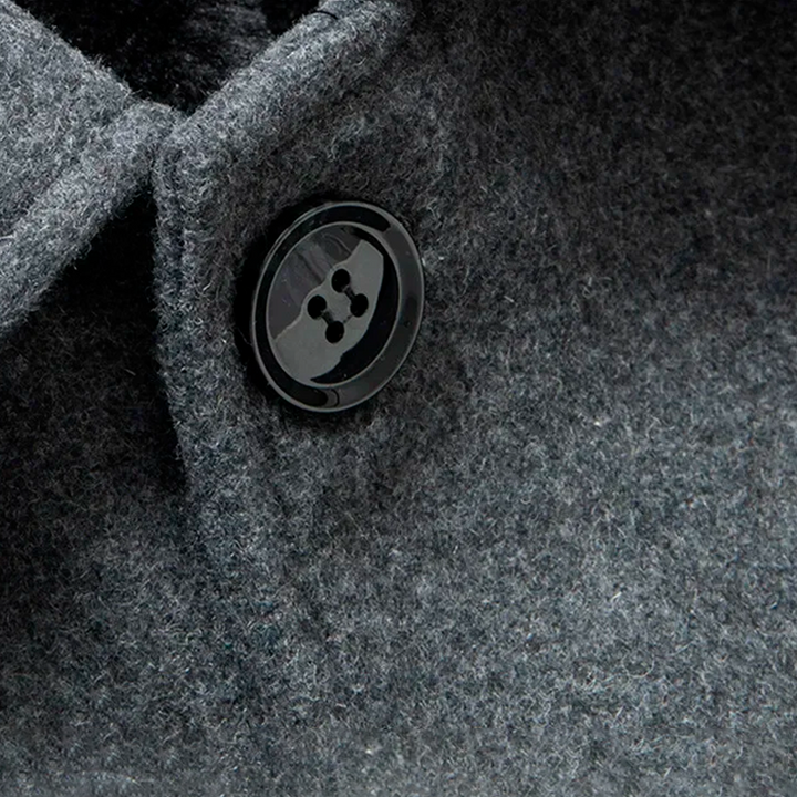 Drune | Trenchcoat Einreiher Tailliert Wintertrenchcoat
