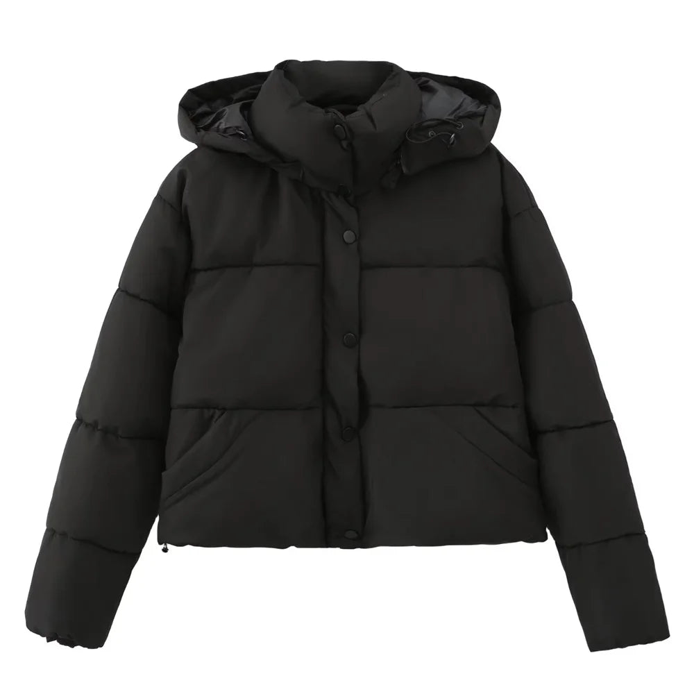 Drune | Damen Baumwolljacke – Modische Kapuzenjacke für Herbst & Winter