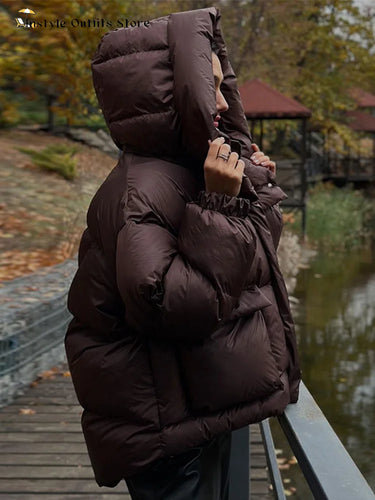 Drune | Jacke mit Kapuze - Bequeme und warme Mid-Layer-Jacke mit Reißverschluss und lockerer Passform