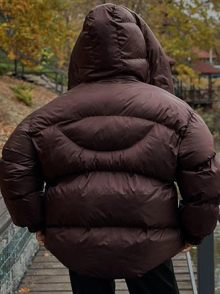 Drune | Jacke mit Kapuze - Bequeme und warme Mid-Layer-Jacke mit Reißverschluss und lockerer Passform