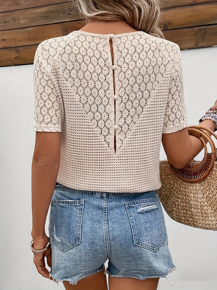 Drune | Bluse Atmungsaktiv Lockere Passform Sommer Top Damen T Shirt