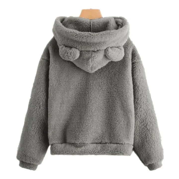 Drune | Damen Hoodie mit  Teddyohren