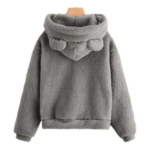 Drune | Damen Hoodie mit  Teddyohren