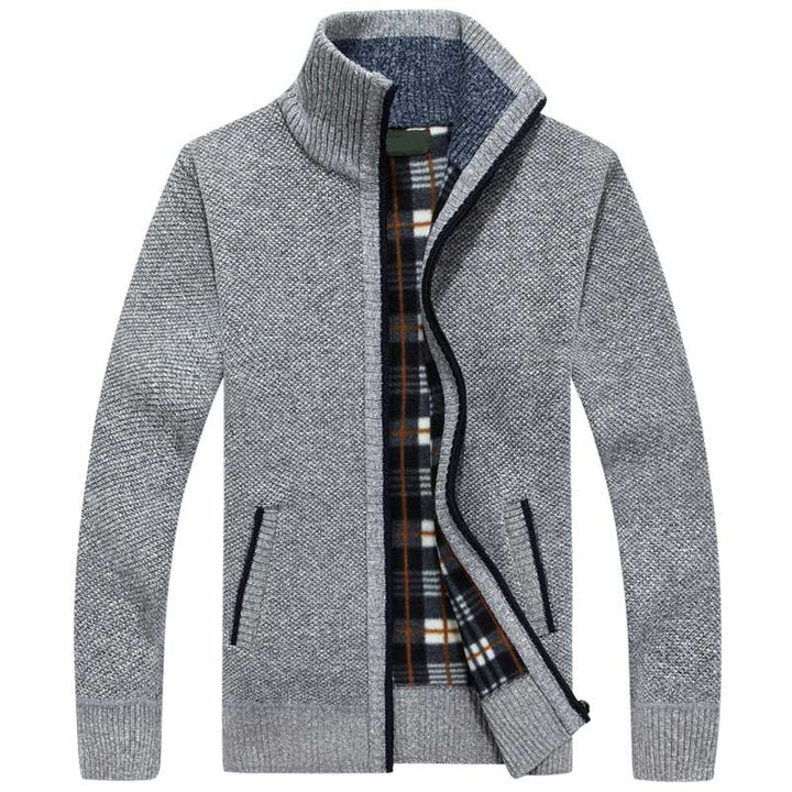 Drune | Herren Strickjacke Mit Fleecefutter