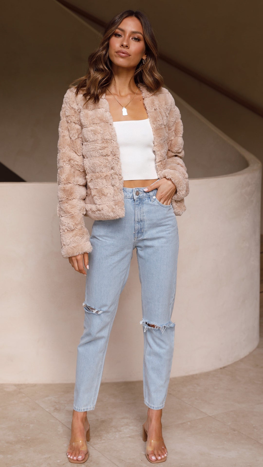 Drune | Luxus Damen Crop Jacke