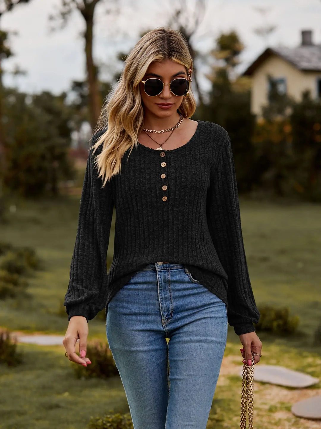 Drune - Stilvolle Bluse Mit Langen Ärmeln Für Damen