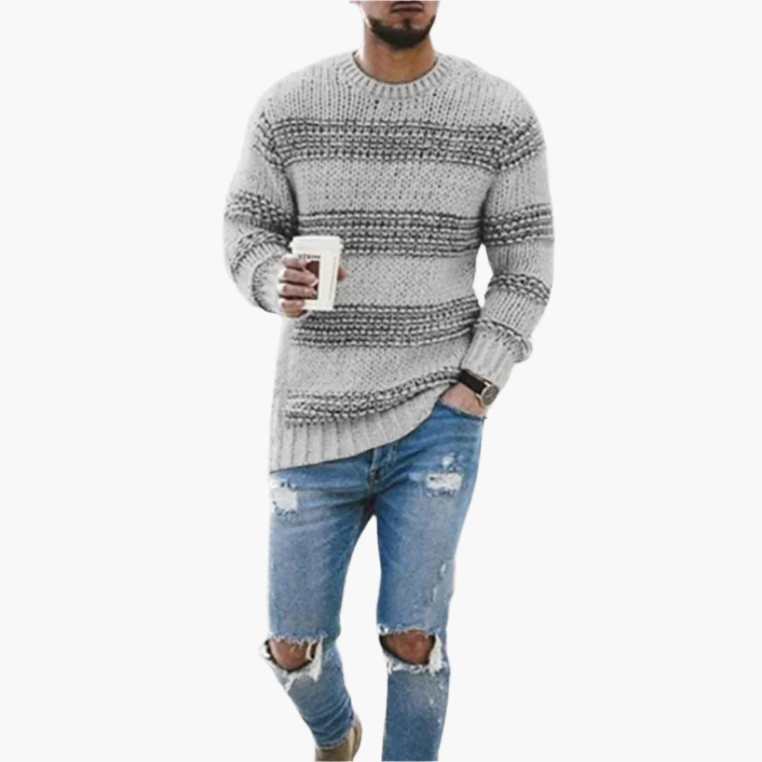 Drune | Grobstrickpullover im Norweger-Stil - Modischer Winterpullover für Freizeit & Alltag