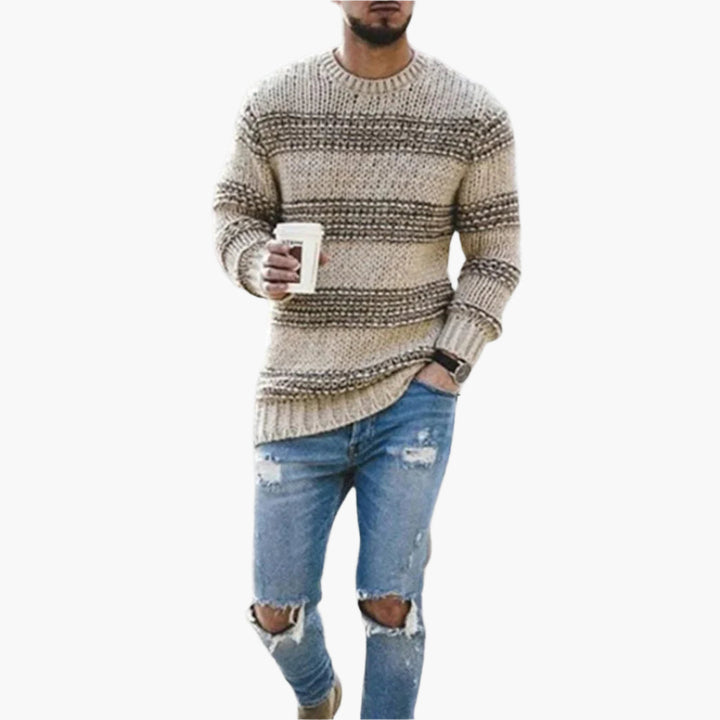 Drune | Grobstrickpullover im Norweger-Stil - Modischer Winterpullover für Freizeit & Alltag