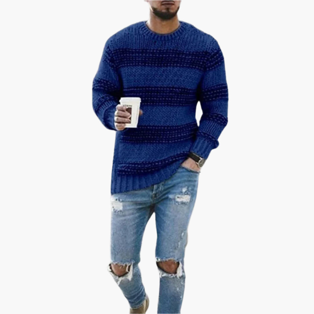 Drune | Grobstrickpullover im Norweger-Stil - Modischer Winterpullover für Freizeit & Alltag