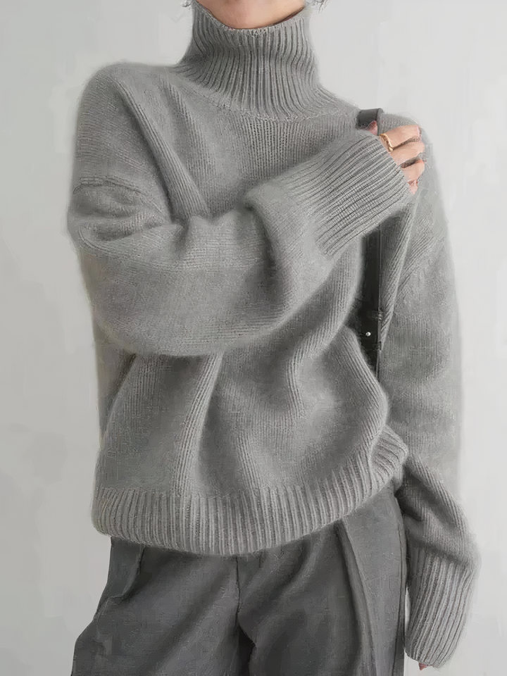 Drune | Rollkragenpullover - Oversized-Schnitt - Weiche Strickware - Langärmliger Komfort