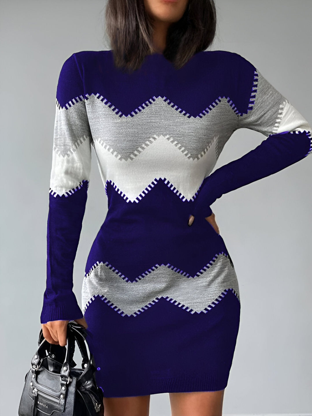 Drune | gestricktes Bodycon-Minikleid Für Frauen