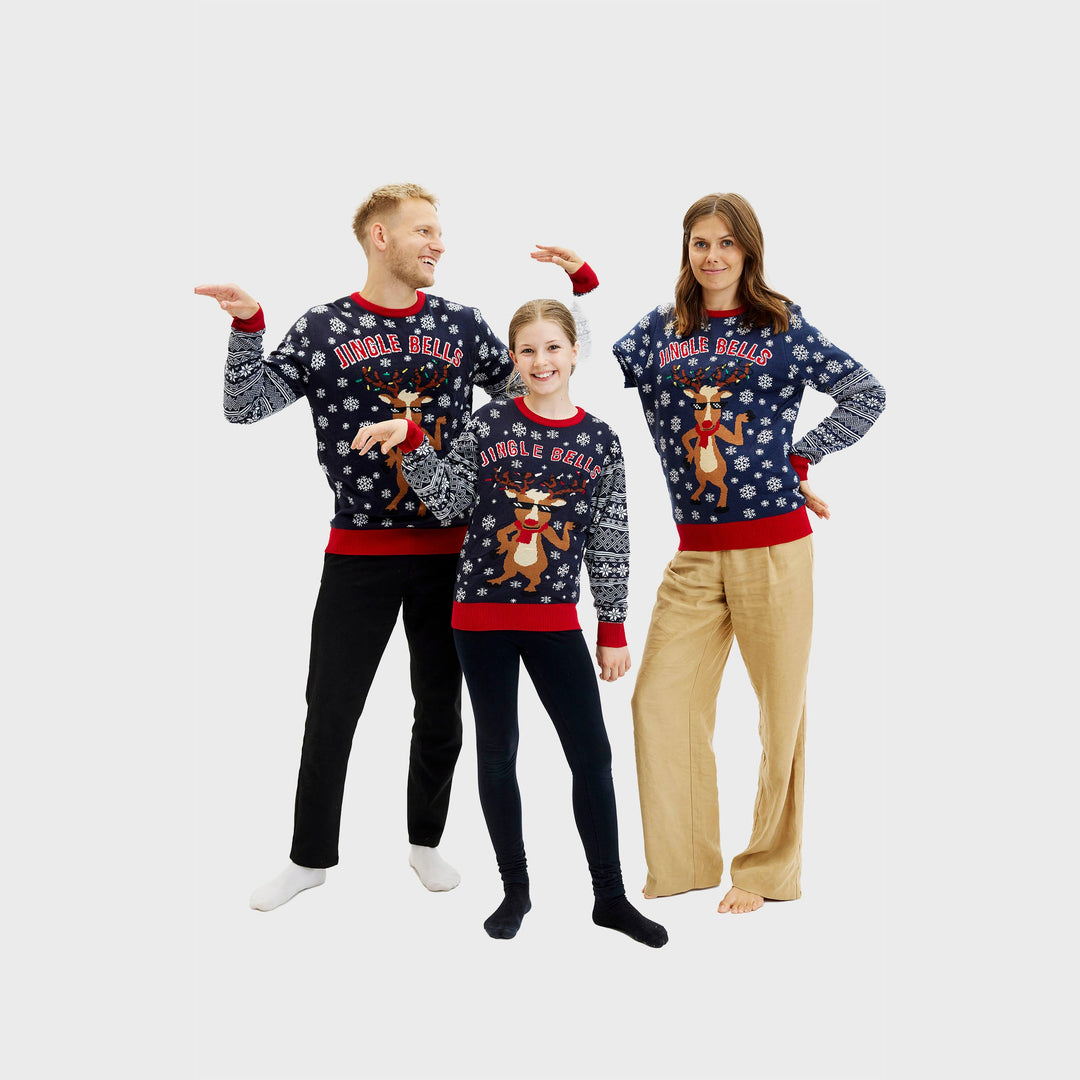 Drune | Jingle Bells Weihnachts-Pullover - Damen