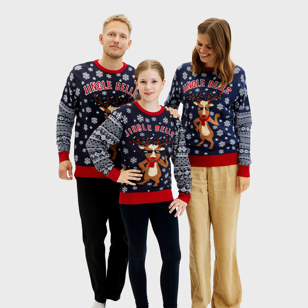 Drune | Jingle Bells Weihnachts-Pullover - Herren